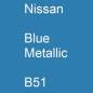 Preview: Nissan, Blue Metallic, B51.